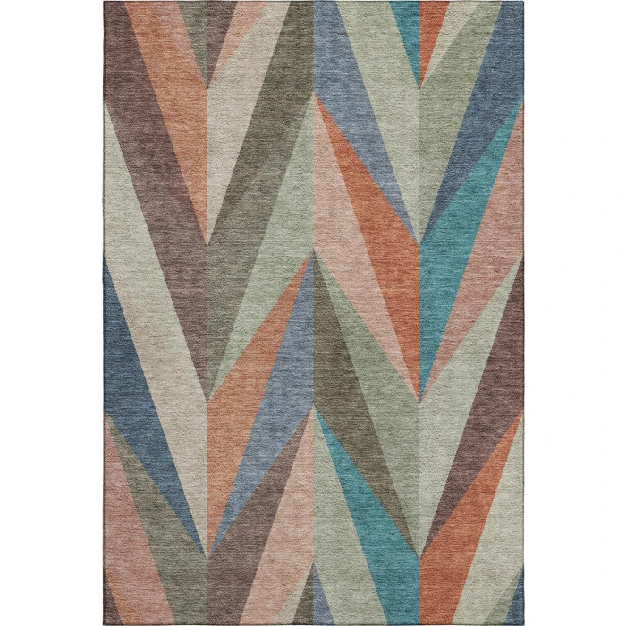 Addison Mayfield Green AMF2265 - 8ft. Round Rug
