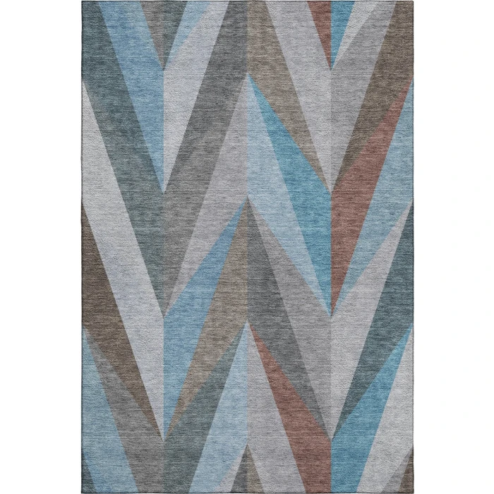 Addison Mayfield Teal AMF2265 5ft. x 7ft. 6in. Rect. Rug