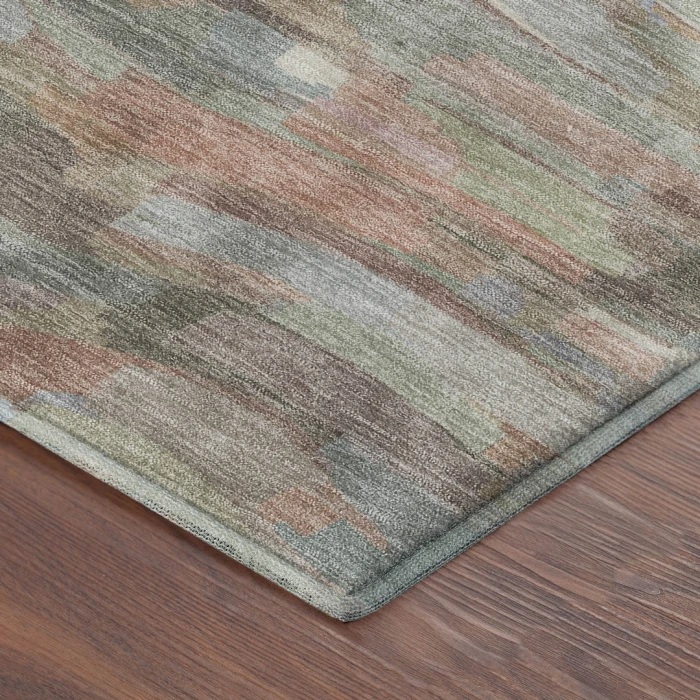 Addison Mayfield Orange AMF2266 - 8ft. Round Rug