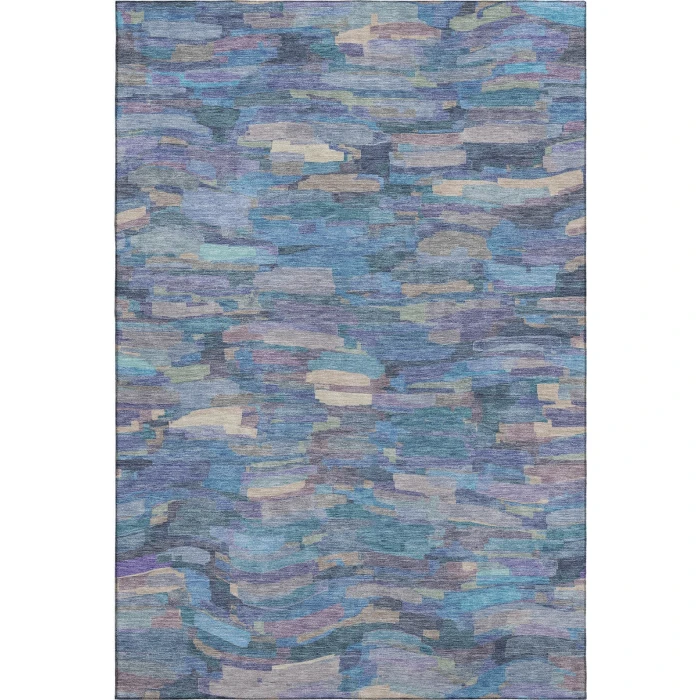 Addison Mayfield Blue AMF2266 - 8ft. Round Rug