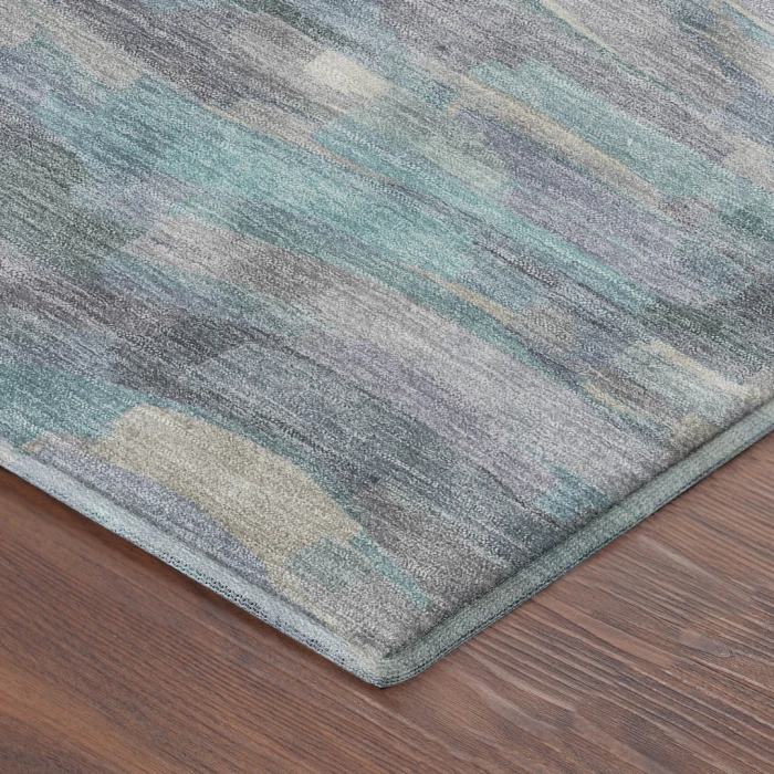 Addison Mayfield Teal AMF2266 - 8ft. Round Rug
