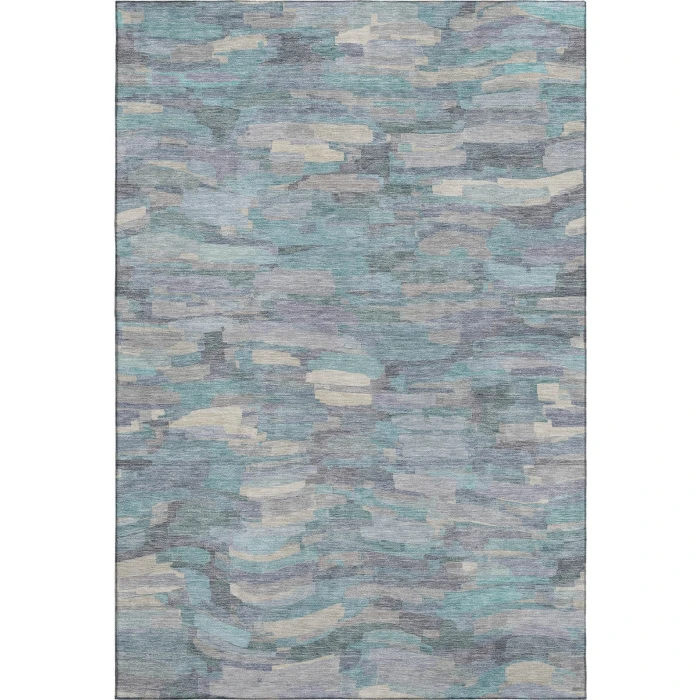 Addison Mayfield Teal AMF2266 - 8ft. Round Rug