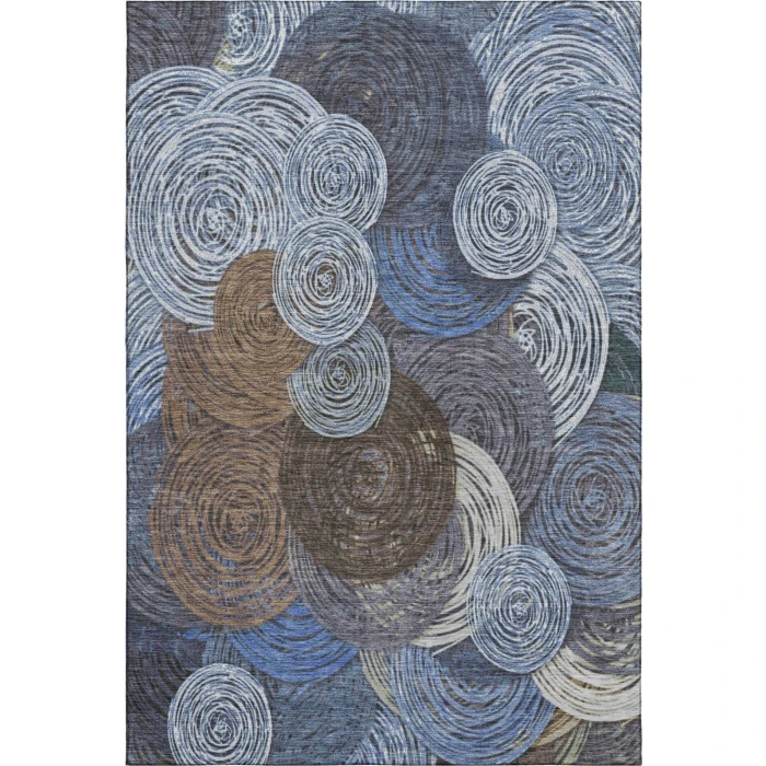 Addison Mayfield Blue AMF2267 2ft. 3in. x 7ft. 6in. Rect. Rug
