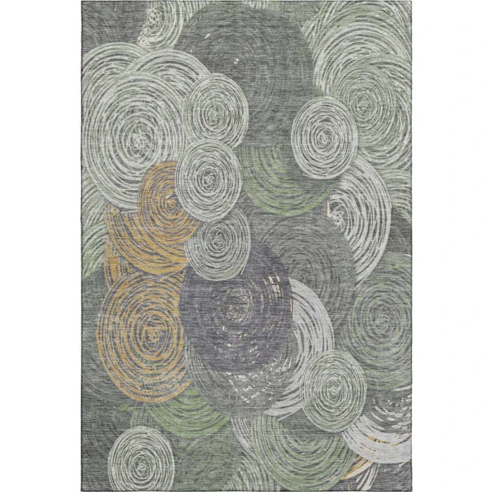 Addison Mayfield Green AMF2267 - 8ft. Round Rug