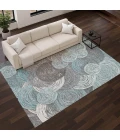Addison Mayfield Teal AMF2267 8ft. x 10ft. Rect. Rug