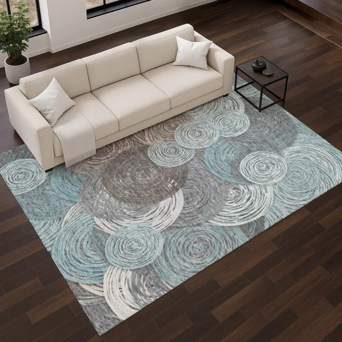 Addison Mayfield Teal AMF2267 8ft. x 10ft. Rect. Rug