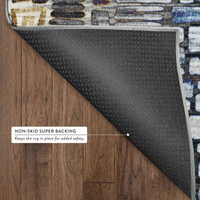 Addison Mayfield Gray AMF2268 - 8ft. Round Rug