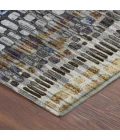 Addison Mayfield Gray AMF2268 - 8ft. Round Rug