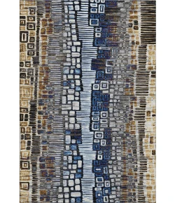Addison Mayfield Gray AMF2268 - 8ft. Round Rug