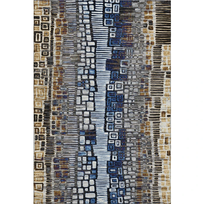 Addison Mayfield Gray AMF2268 - 8ft. Round Rug