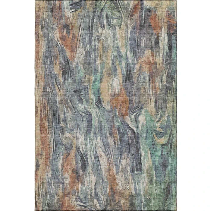 Addison Mayfield Orange AMF2269 - 8ft. Round Rug