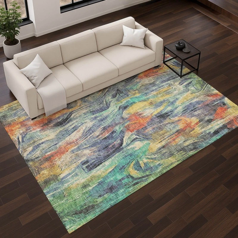 Addison Mayfield Blue AMF2269 2ft. 3in. x 7ft. 6in. Rect. Rug