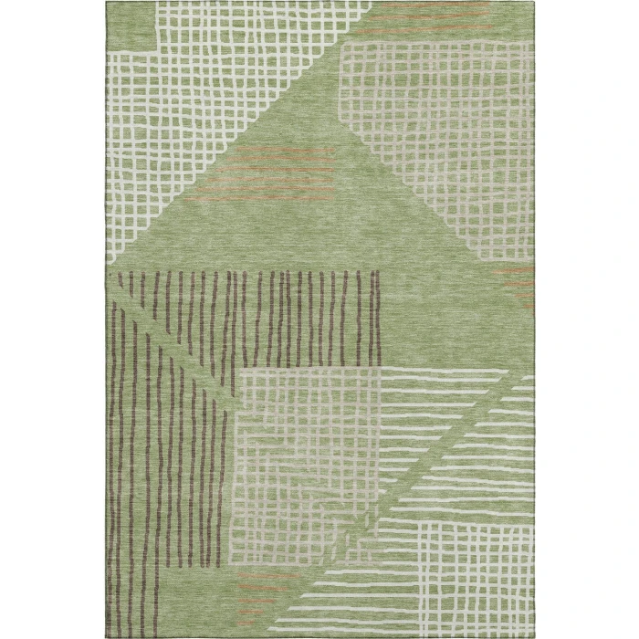 Addison Mayfield Green AMF2270 - 8ft. Round Rug