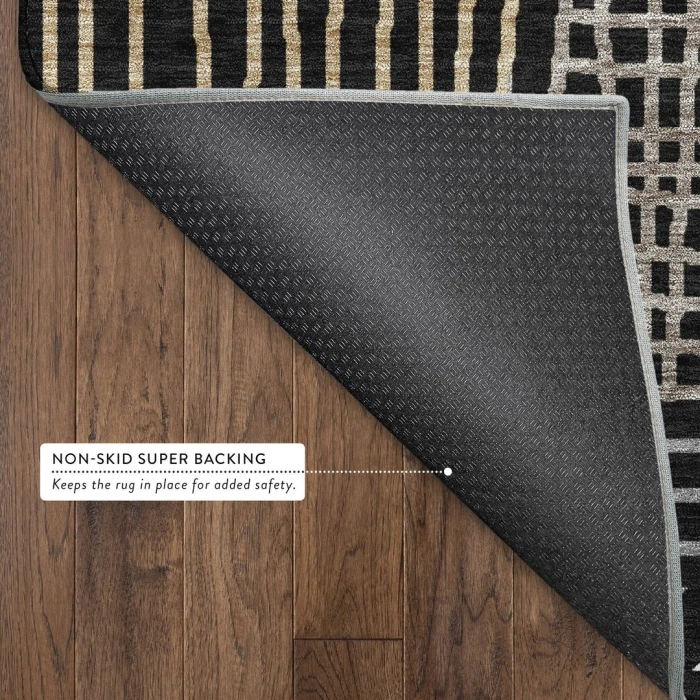 Addison Mayfield Black AMF2270 2ft. 3in. x 7ft. 6in. Rect. Rug