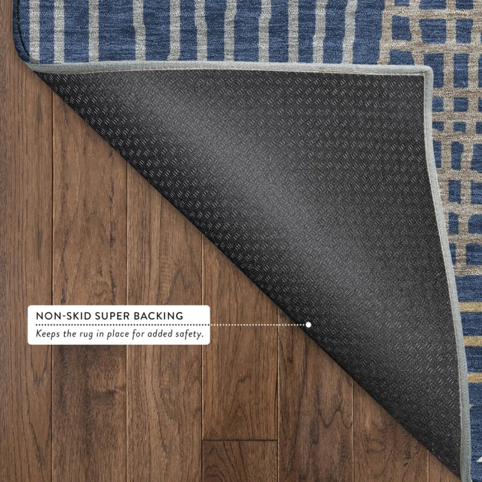 Addison Mayfield Blue AMF2270 - 8ft. Round Rug