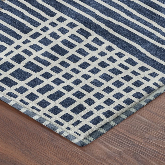 Addison Mayfield Blue AMF2270 - 8ft. Round Rug