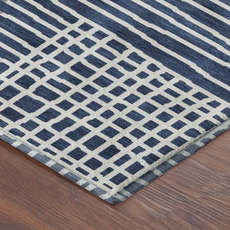 Addison Mayfield Blue AMF2270 - 8ft. Round Rug