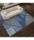 Addison Mayfield Blue AMF2270 - 8ft. Round Rug