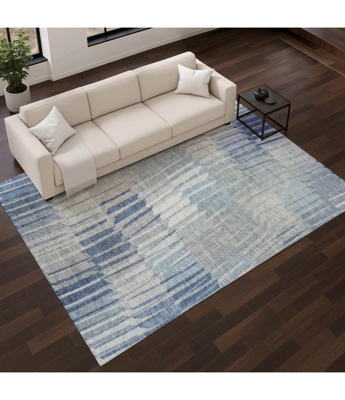 Addison Mayfield Blue AMF2271 2ft. 3in. x 7ft. 6in. Rect. Rug
