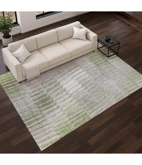 Addison Mayfield Green AMF2271 - 8ft. Round Rug