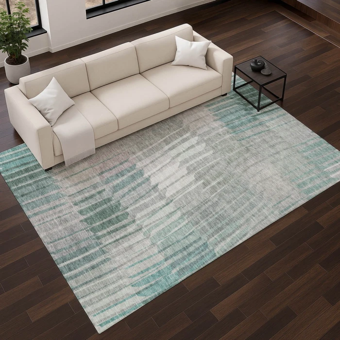 Addison Mayfield Teal AMF2271 2ft. 3in. x 7ft. 6in. Rect. Rug