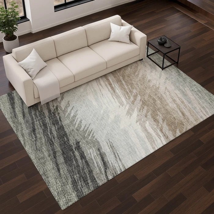 Addison Mayfield Brown AMF2272 - 8ft. Round Rug