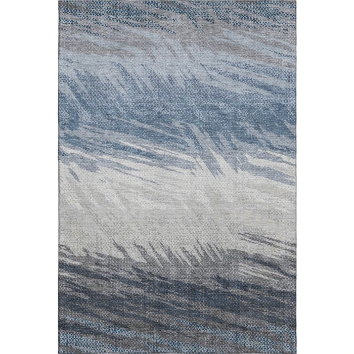 Addison Mayfield Blue AMF2272 - 8ft. Round Rug
