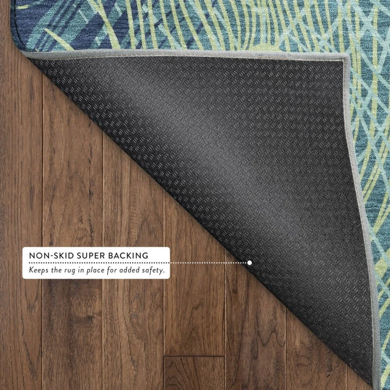 Addison Mayfield Teal AMF2273 - 8ft. Round Rug