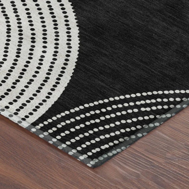 Addison Mayfield Black AMF2275 2ft. 3in. x 7ft. 6in. Rect. Rug
