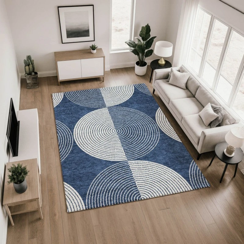 Addison Mayfield Blue AMF2275 2ft. 3in. x 7ft. 6in. Rect. Rug