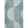 Addison Mayfield Teal AMF2275 5ft. x 7ft. 6in. Rect. Rug