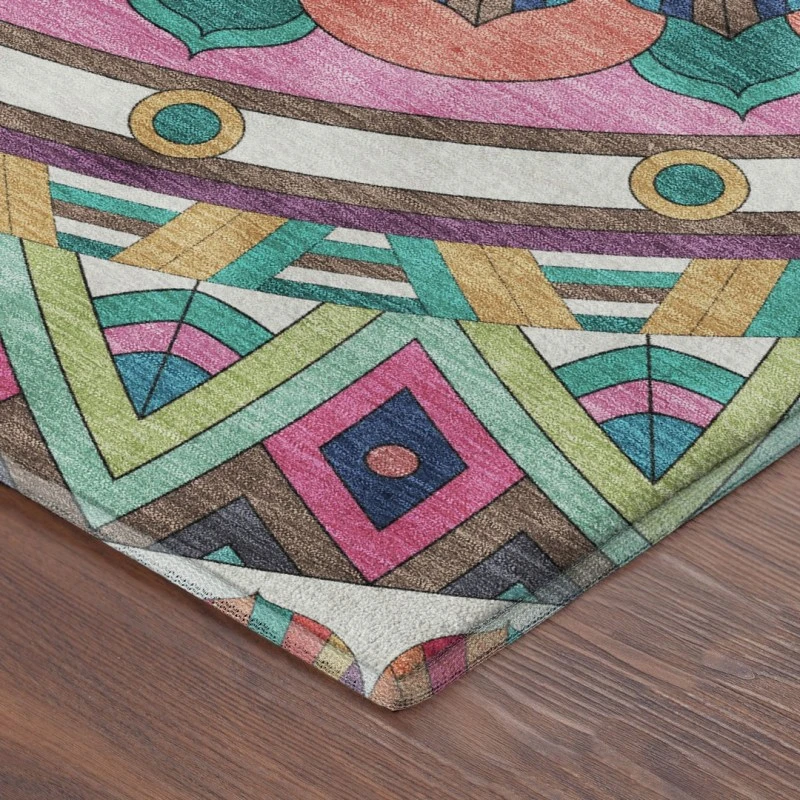 Addison Mayfield Pink AMF2277 5ft. x 7ft. 6in. Rect. Rug