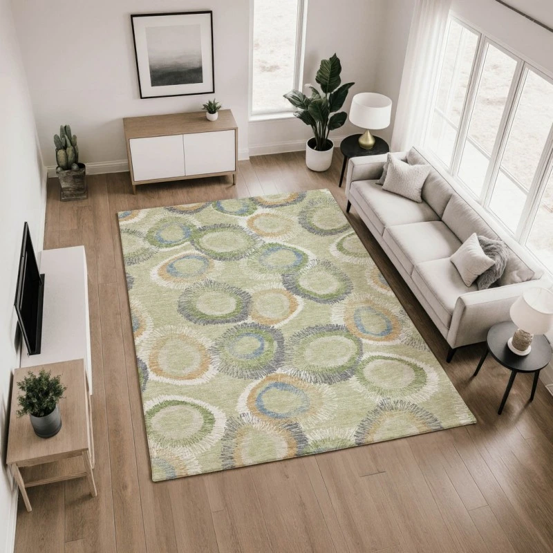 Addison Mayfield Green AMF2278 2ft. 3in. x 7ft. 6in. Rect. Rug