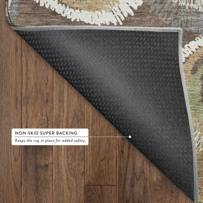 Addison Mayfield Brown AMF2278 - 8ft. Round Rug