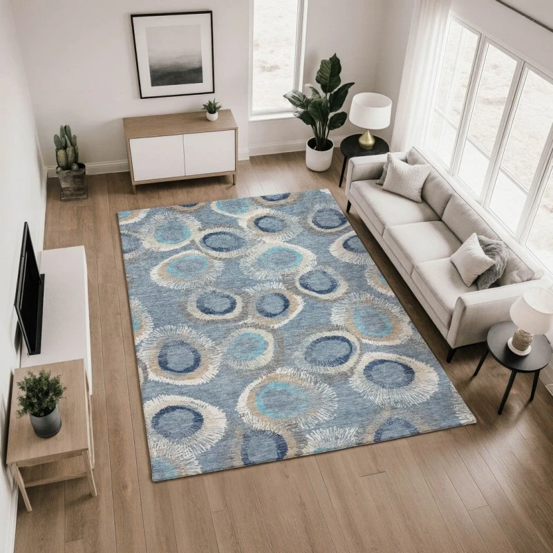 Addison Mayfield Blue AMF2278 5ft. x 7ft. 6in. Rect. Rug