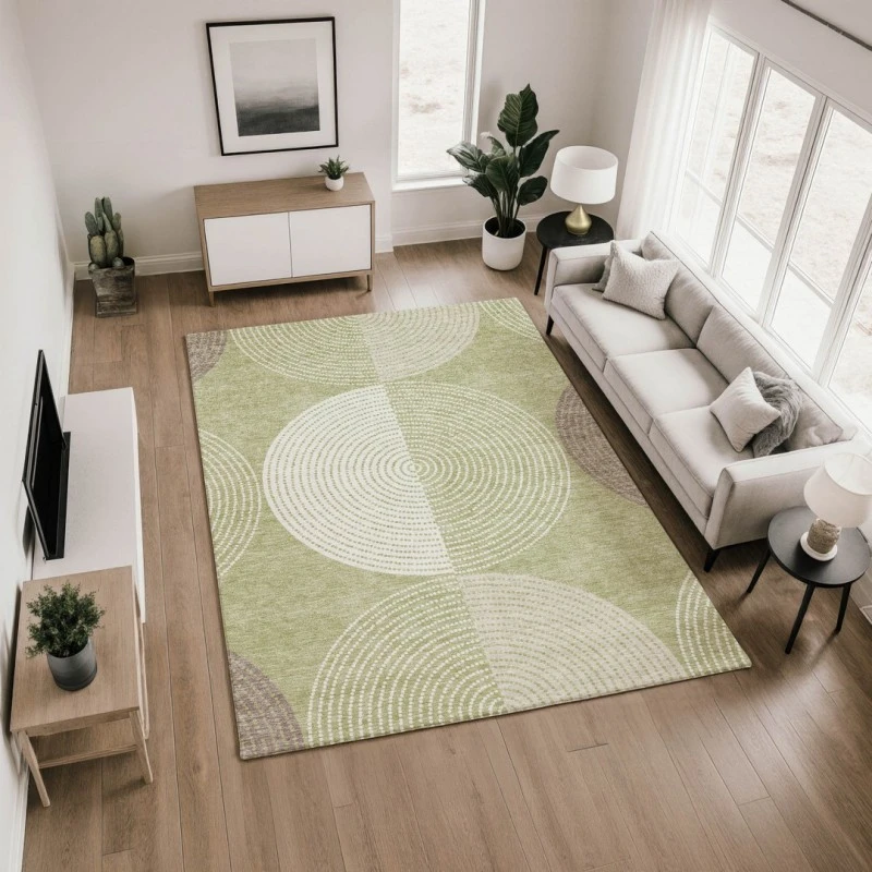 Addison Mayfield Green AMF2281 5ft. x 7ft. 6in. Rect. Rug
