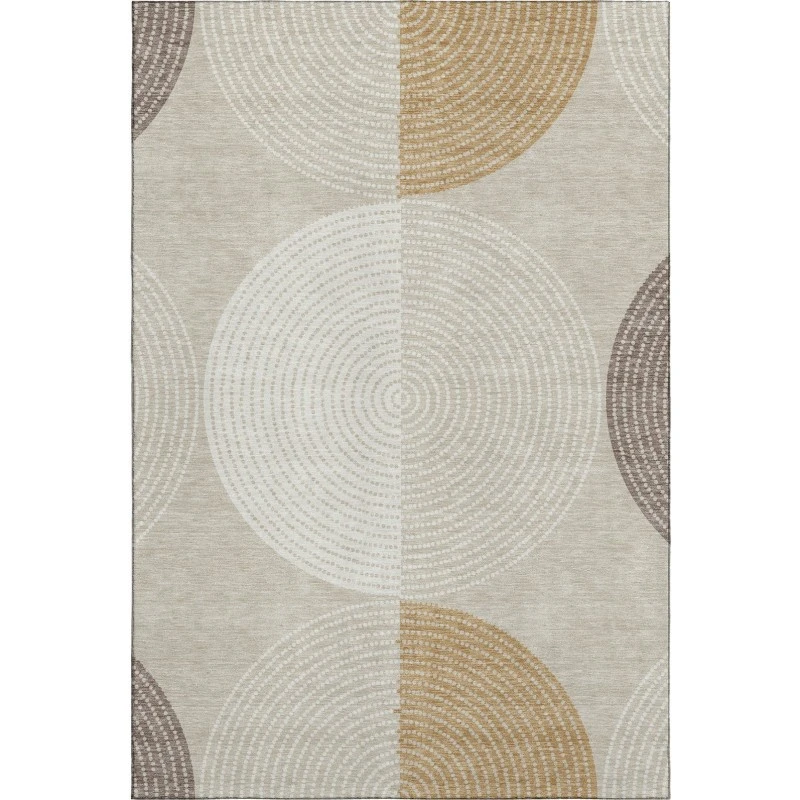 Addison Mayfield Brown AMF2281 - 8ft. Round Rug