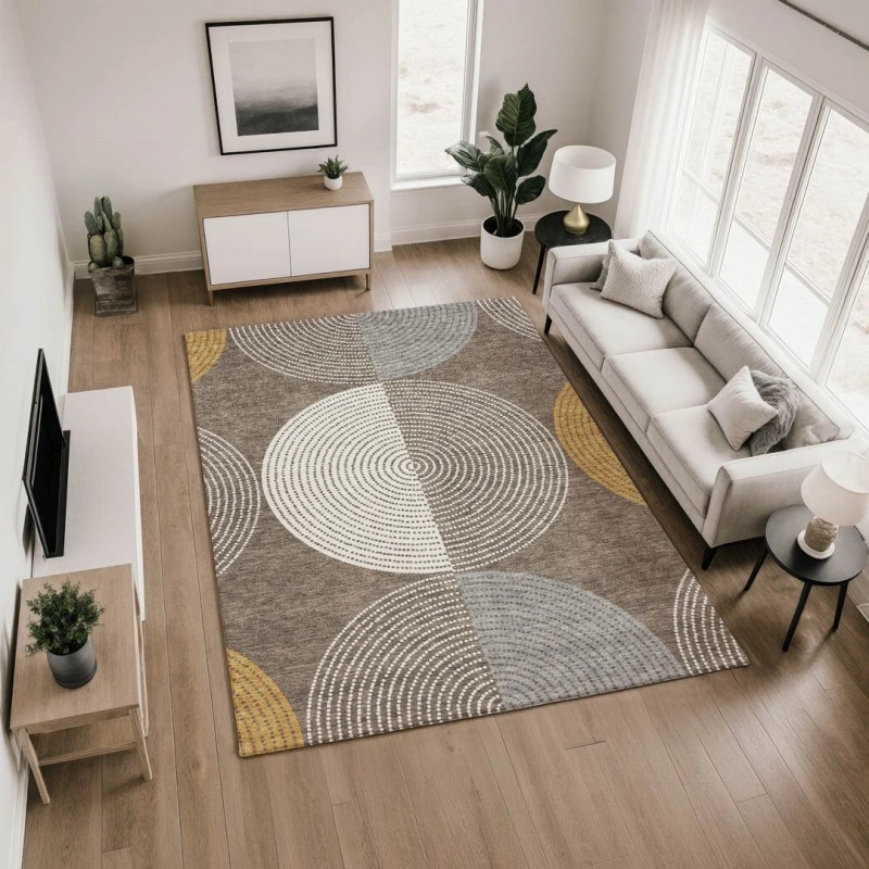 Addison Mayfield Brown AMF2281 5ft. x 7ft. 6in. Rect. Rug
