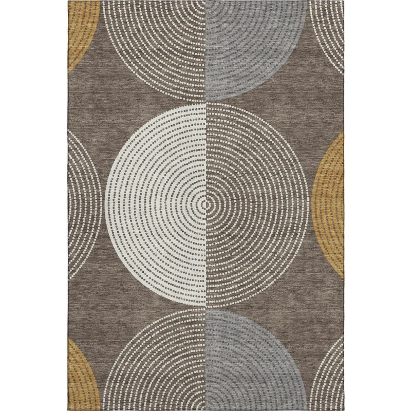 Addison Mayfield Brown AMF2281 5ft. x 7ft. 6in. Rect. Rug