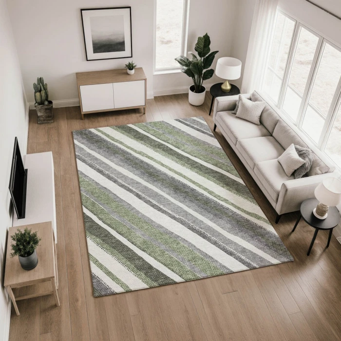 Addison Mayfield Green AMF2282 5ft. x 7ft. 6in. Rect. Rug