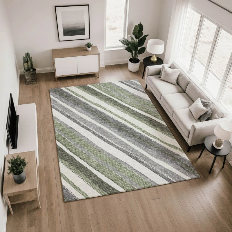 Addison Mayfield Green AMF2282 5ft. x 7ft. 6in. Rect. Rug