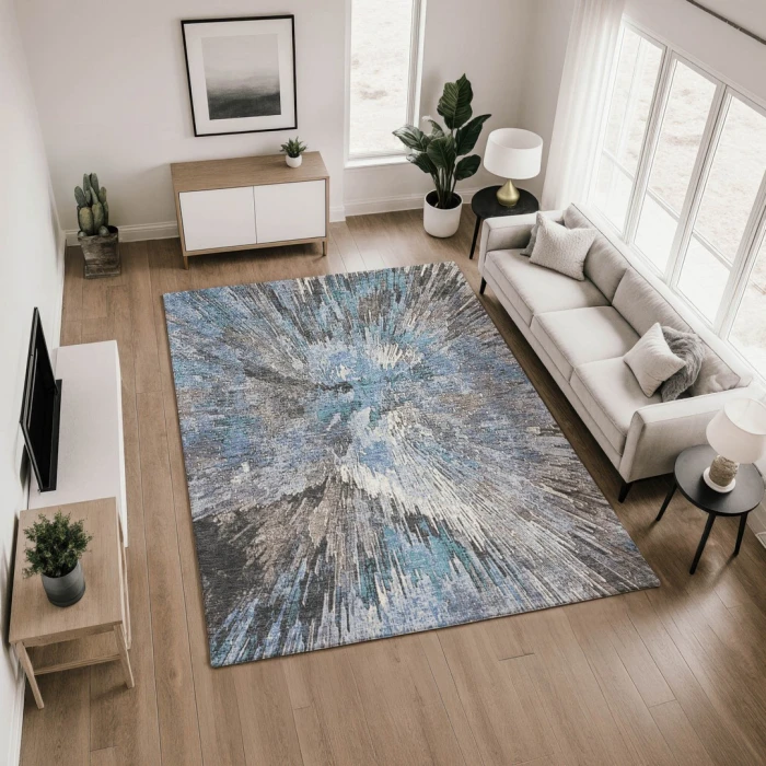 Addison Mayfield Blue AMF2283 2ft. 3in. x 7ft. 6in. Rect. Rug