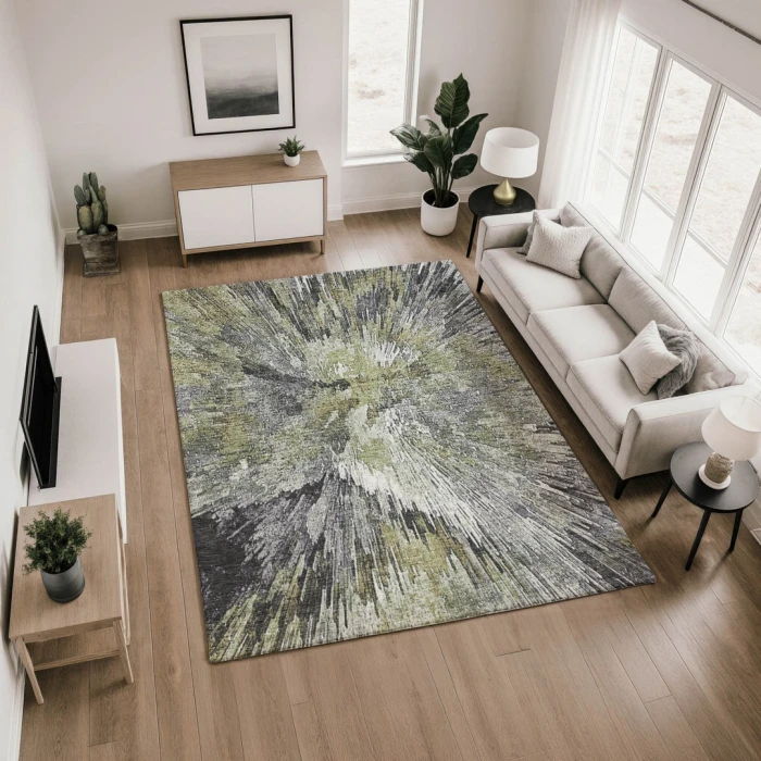 Addison Mayfield Green AMF2283 2ft. 3in. x 7ft. 6in. Rect. Rug