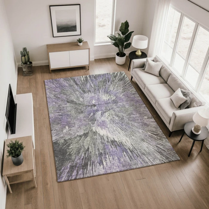Addison Mayfield Purple AMF2283 2ft. 3in. x 7ft. 6in. Rect. Rug