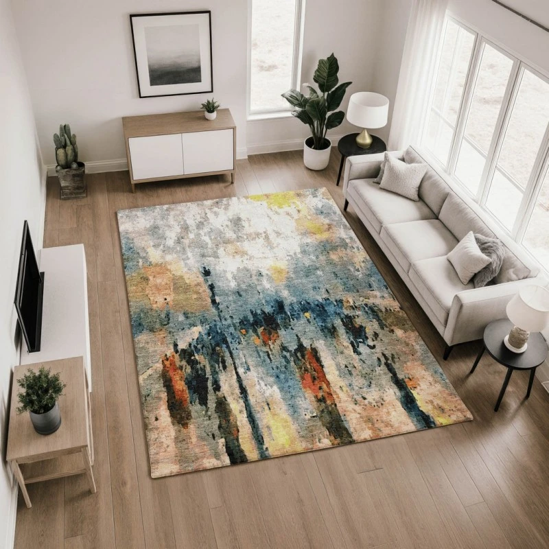 Addison Mayfield Ivory AMF2284 - 8ft. Round Rug