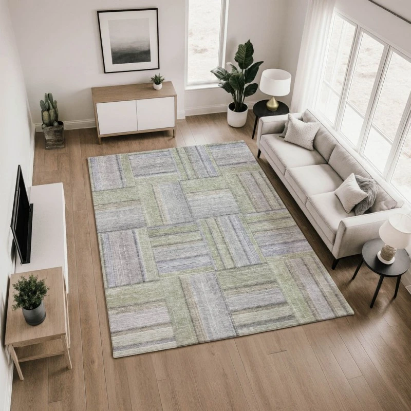 Addison Mayfield Green AMF2285 - 8ft. Round Rug