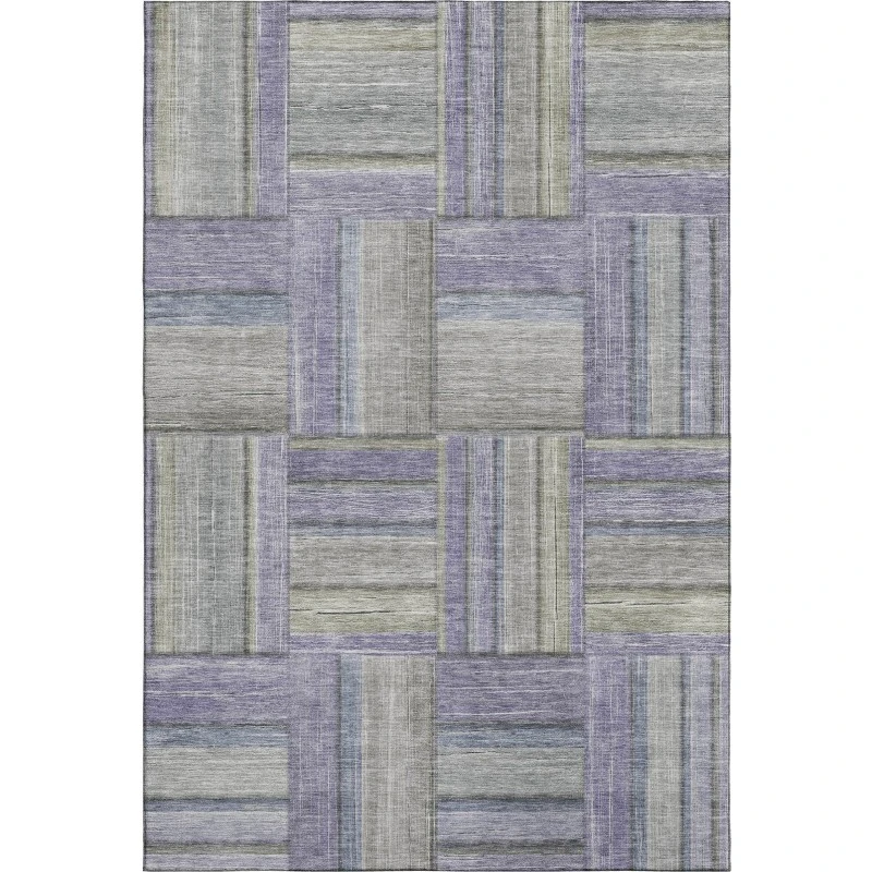 Addison Mayfield Purple AMF2285 - 8ft. Round Rug