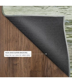 Addison Mayfield Green AMF2287 - 8ft. Round Rug