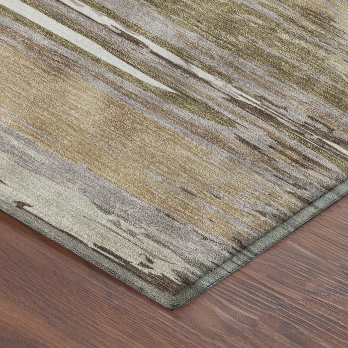 Addison Mayfield Brown AMF2287 - 8ft. Round Rug