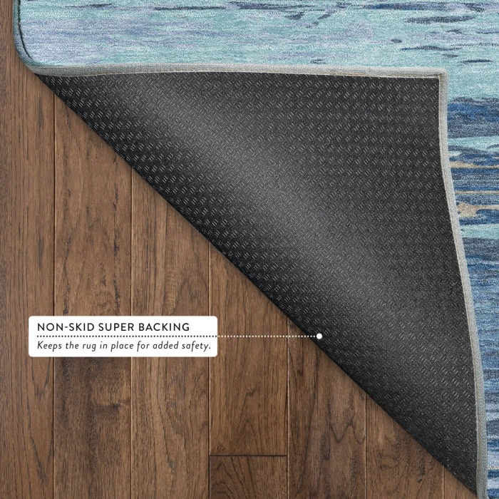 Addison Mayfield Blue AMF2287 - 8ft. Round Rug
